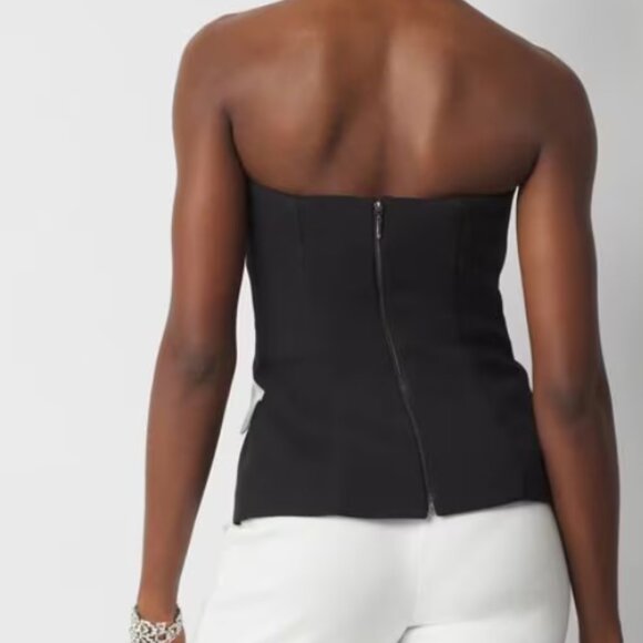 nwt white house black market tuxedo bustier $120 - Picture 4 of 4